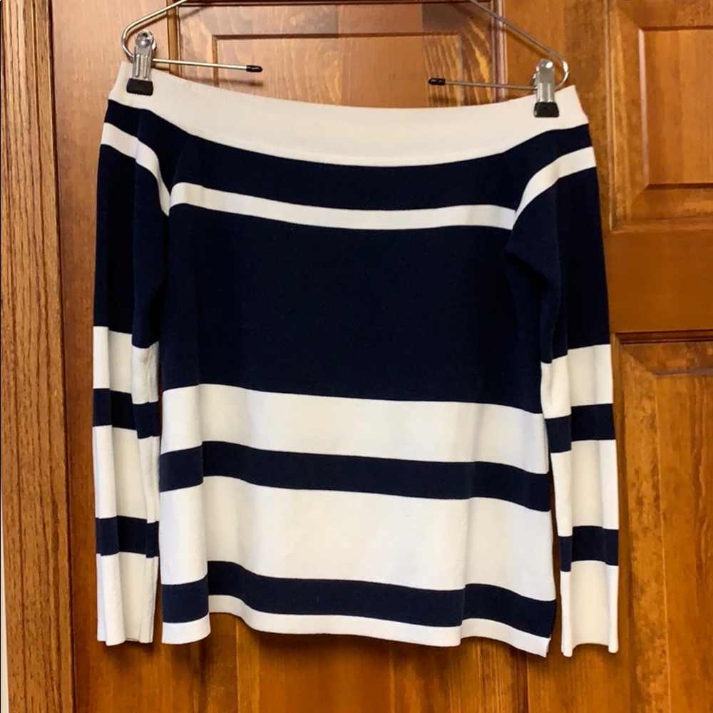 Jcrew off the shoulder sweater